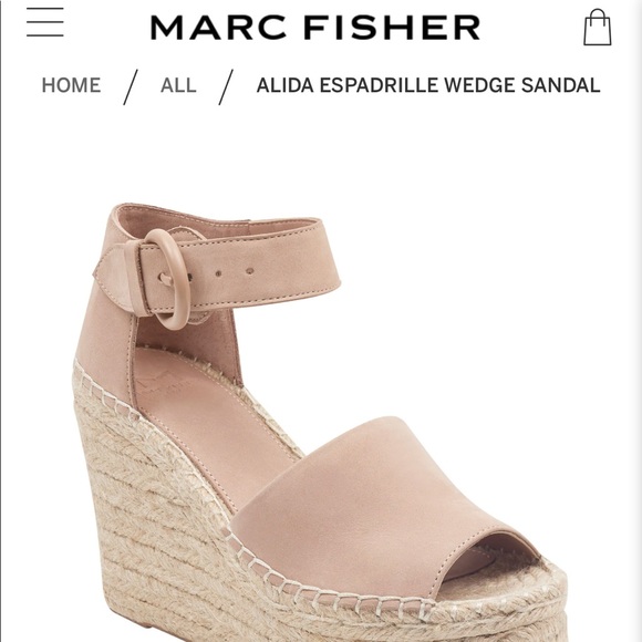 Marc Fisher Alida Espadrille Wedge Sandal - Picture 2 of 7